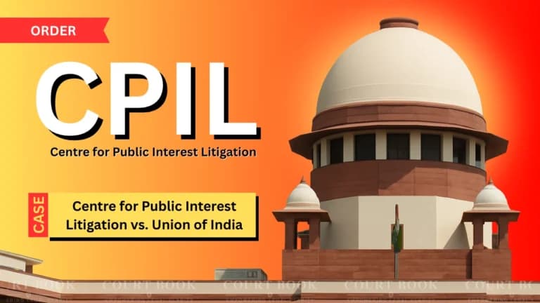 SC Adjourns CPIL’s Plea Against Centre; Next Hearing on August 5