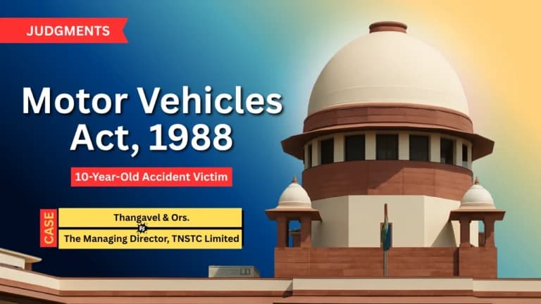 Supreme Court Restores Higher Compensation to Parents of 10-Year-Old Accident Victim