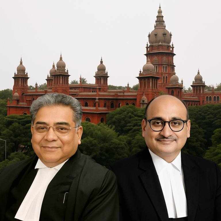 Madras High Court Restrains Use of Living Leaders’ Names, Photos, and Party Symbols in Government Schemes