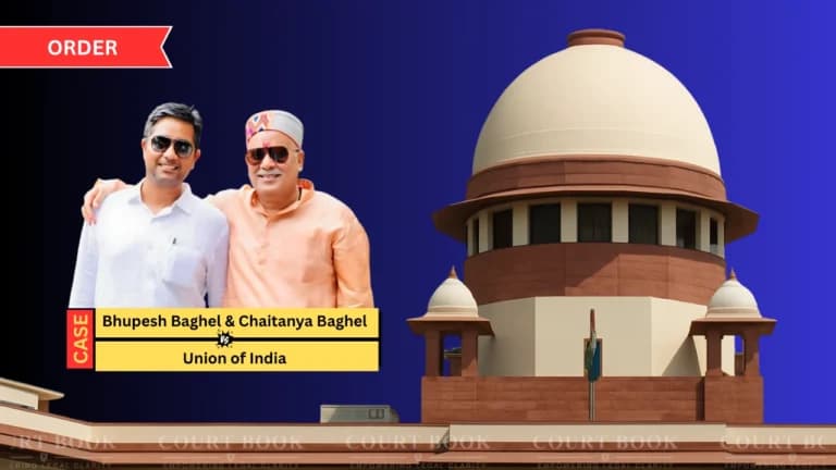 Supreme Court Rejects Bhupesh Baghel's Plea, Asks Son to Move High Court in PMLA Case
