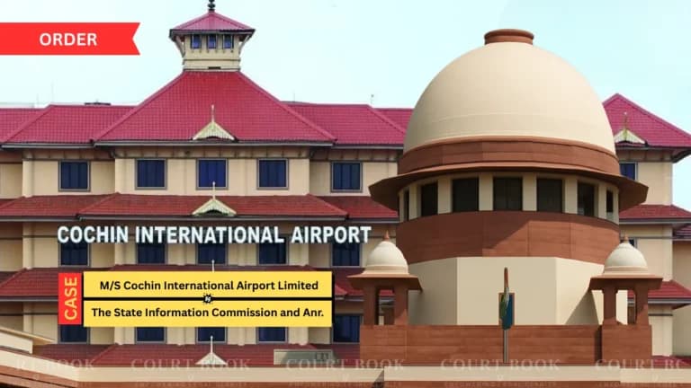 Supreme Court Stays Kerala HC Order Declaring CIAL as Public Authority Under RTI