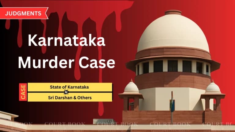Supreme Court Cancels Bail of Accused in Karnataka Murder Case, Citing Serious Lapses