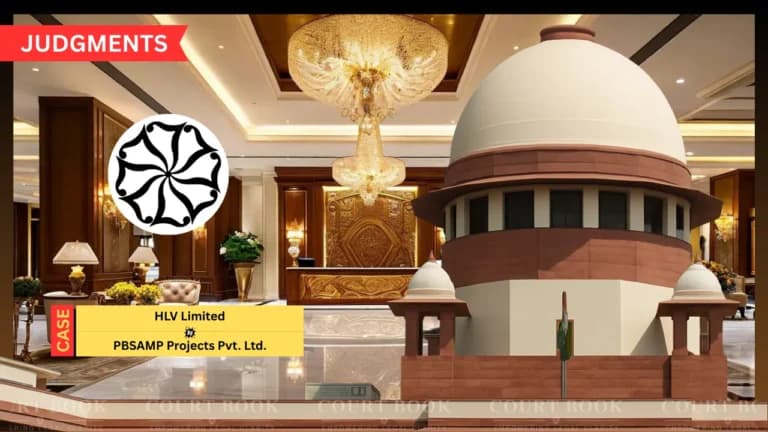 Supreme Court Backs HLV Ltd in Arbitration Interest Row, Says Contract is King
