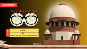 SC Orders TSRTC to Reinstate Colour-Blind Driver, Calls Retirement Unlawful