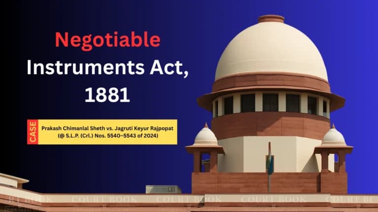 Supreme Court: Mangalore Has Jurisdiction in Cheque Bounce Case, Not Mumbai