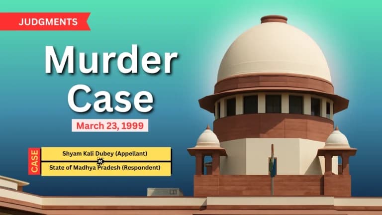 SC Acquits Woman in Murder Case Citing Doubts Over Evidence and Eyewitness Testimony